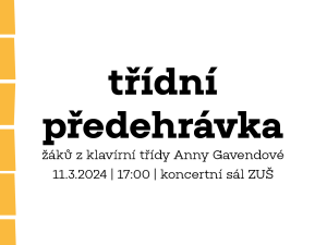 Třídní předehrávka