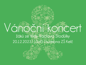 Vánoční koncert - pobočka Kelč