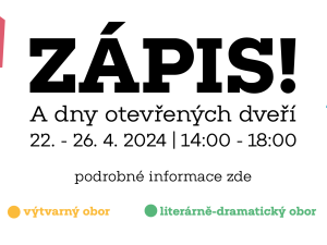 Zápis a den otevřených dveří