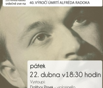 Proběhl slavnostní koncert ke 40. výročí úmrtí Alfréda Radoka