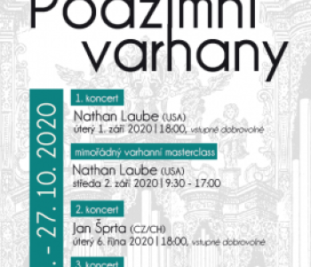 ZUŠ Alfréda Radoka: nový školní rok zahájí festivalem Podzimní varhany