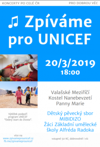 MIBIDIZO zazpívá pro UNICEF