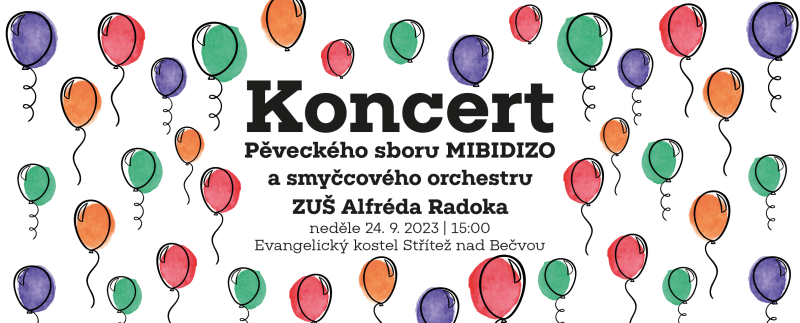 Koncert pěveckého sboru MIBIDIZO a smyčcového orchestru